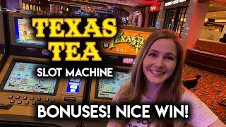Texas Tea! Slot Machine! BONUSES! Nice Long Session!