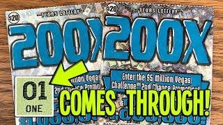 BIG $00's? YES!!  $20 200X  TEXAS LOTTERY Scratch Off Tickets