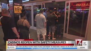 Las Vegas Casinos Reopen With Safety Measures In Place