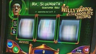 Willy Wonka and the chocolate factory slot - Mr. Slugworth bonus - Slot Machine Bonus