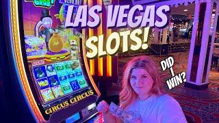 I Put $100 in a Slot at Circus Circus - Here's What Happened!  Las Vegas 2021