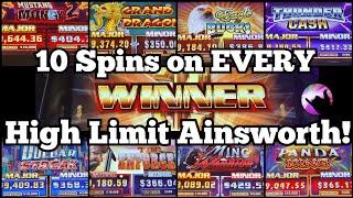 10 Spins on EVERY High Limit Ainsworth Slot!