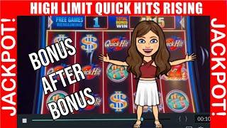 HOT SLOT MACHINE!  QUICK HITS RICHES HIGH LIMIT - LIVE PLAY - HANDPAY JACKPOT & TONS OF BONUSES!