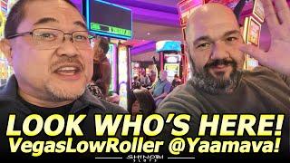 Look Who's Here! @VegasLowRoller @Yaamava' Resort & Casino ! Mini Group Pull on Konami's Lucky Drums