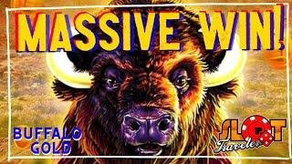 ONE MASSIVE!   BUFFALO GOLD SPIN FOR A HUGE WIN! | Slot Traveler