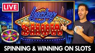 LIVE --- LUCKY SHOW - SPINNING & WINNING ON SLOTS