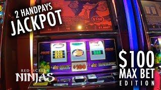 VGT SLOTS - PROGRESSIVE HIT•!!! MR. MONEY BAGS $100 DOLLAR MAX BET WITH HAND PAYS JACKPOT!!!