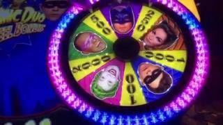 Batman Slot Machine Dynamic Duo Wheel Bonus Aria Casino Las Vegas