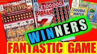CRACKING GAME AND WINNERS..GOLDFEVER..WINNING 777..JOLLY 7s..TRIPLER..DOUBLE MATCH..£120,000 RICHER