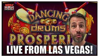 LIVE from Las Vegas! Dancing Drums Prosperity at the Light & Wonder Showroom with Jackpot Party!