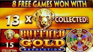Buffalo Gold Revolution ALL 15 BUFFALO HEADS MASSIVE WIN