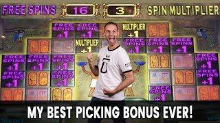 • My BEST Picking Bonus EVER on • Pharaoh's Fortune Slots