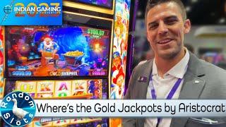 Where's the Gold Jackpots Slot Machine by Aristocrat at #IGTC2023