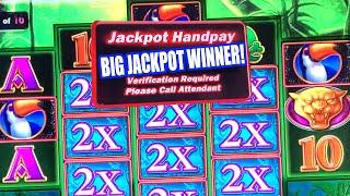 I CAN'T BELIEVE THOSE PROWLING PANTHER JACKPOTS!  HIGH LIMIT SLOT PLAY  MASSIVE JACKPOT HANDPAY!
