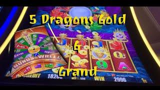 5 Dragons Gold & Grand - bonuses plus Live play