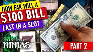 VGT SLOTS  - HOW FAR WILL A $100 BILL LAST IN A SLOT MACHINE PART 2