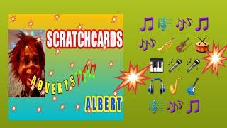 SCRATCHCARDS.Hoorah.Hoorah.its a Holy.Holiday.Green Green Grass of Home..Agadoo..way to Amarillo