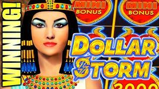 SHE LIKES IT FAST!!  NICE RUN! EGYPTIAN JEWELS (DOLLAR STORM) Slot Machine (ARISTOCRAT GAMING)
