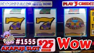 Las Vegas Jackpot Triple Butterfly - Triple Double Diamond Slot 3 Reel 赤富士スロット ラスベガス 爆勝ち
