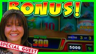 HAVE WE LOST OUR MINDS BETTING $50.00/SPIN?!?  Atlantis Casino Slots W/ Special Guest Diana!