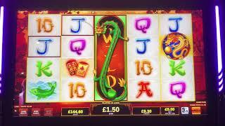 Live play on dragons temple at £5 max bet decent win