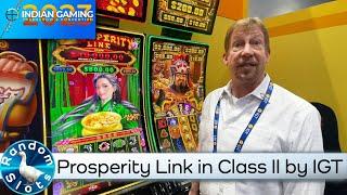 Prosperity Link in Class II Slot Machine by IGT at #IGTC2023