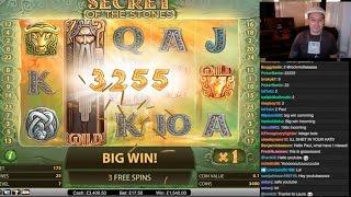 Big Win Secret Of The Stones!   With only a £17.50 Bet!