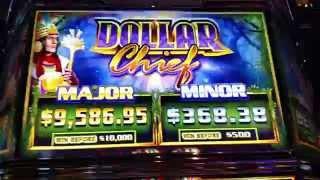 Ainsworth Dollar Chief $5 Bet BIG WIN!! Bonus Free Spins with Retriggers