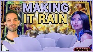 Making it RAIN   Simpsons + Pandas + 8 Petals   Slot Machine Pokies w Brian Christopher