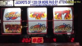 High Limit Slots•Quick Hit - Double Money, Double Gold, Independence Pay @ Pechanga Resort & Casino