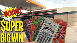 My LUCKY DAY  Super BIG WIN!! Road Trip + Pizza with Fixin To Scratch