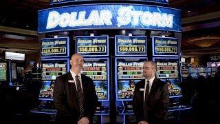 World Premiere: Dollar Storm Hits San Manuel Casino! [New Slot Machine]