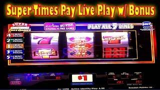 SUPER TIMES PAY FREE GAMES  LIVE PLAY REEL SLOT MACHINE