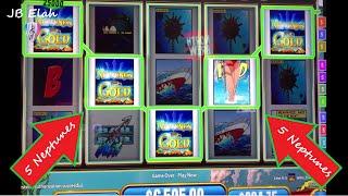 5 Hunt For Neptune's Gold JACKPOT HANDPAY & OTHER PLAY.  JB Elah Slot Channel VGT Slots Choctaw USA