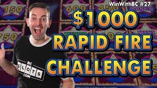 $1,000 RAPID FIRE CHALLENGE on Liberty Link up to $10/Spin