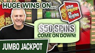 HUGE WINS on The Price Is Right Slots  $50 Spins, COME ON DOWN!!!