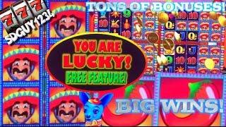 BIG WINS!!! Bonuses on More Chili Slot Machine - SPICY AF