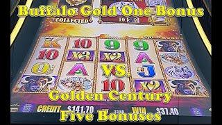 Buffalo Gold Bonus Compared to Golden Century Bonuses
