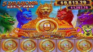 NEW 5 DRAGONS ! ARE YOU REALLY MY FAVORITE DRAGON ? 5 DRAGONS ULTRA Slot (Aristocrat) 栗スロ