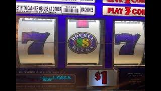JACKPOT LIVE !!Double Bucks $1 Slot Machine Max Bet $3 HAND PAY ! San Manuel Casino, Akafujislot