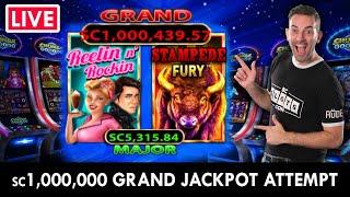 LIVE  Chasing A MILLION SC JACKPOT Online on PlayChumba  Social Casino    #AD