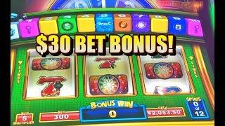 $30 Bet High Limit - Bonus on Game of Life Slot
