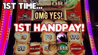 MAJOR JACKPOT + HANDPAY on My 1st Time Playing Coin Trio!