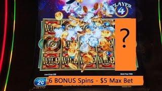 Dragons Spin Slot Machine Bonuses With Max Bet $5