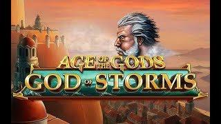 Age of the Gods God of Storms Online Slot from Playtech - Wild Win Respin Feature!