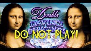 Double DaVinci Diamonds - do not play - bad followup of original DaVinci - Slot Machine Bonus