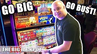 Wonder 4 Boost Go BIG or Go BUST! ️Rhino Charge BONUS! | The Big Jackpot