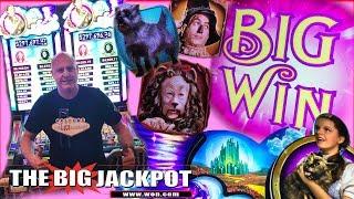 SMALLEST BET  BIGGEST JACKPOT!!  Wizard of Oz Penny Slots WIN! | The Big Jackpot