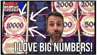 BIG NUMBERS ARE THE BEST! MINIMUM vs MAX BET ON LIGHTNING LINK SLOTS!