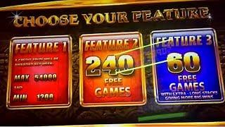 240 Free Games - Wonder 4 Boost Rhino Charge Slot Machine!